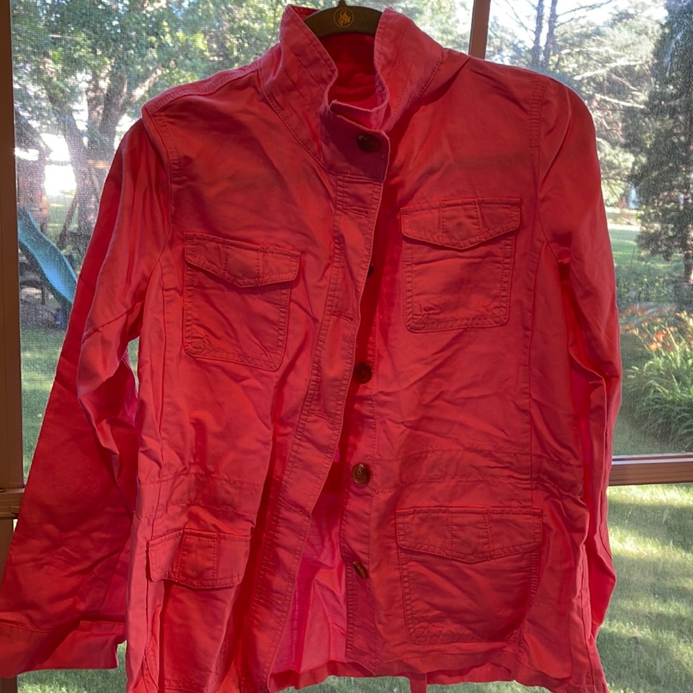 Linen blend Talbots jacket NWT small